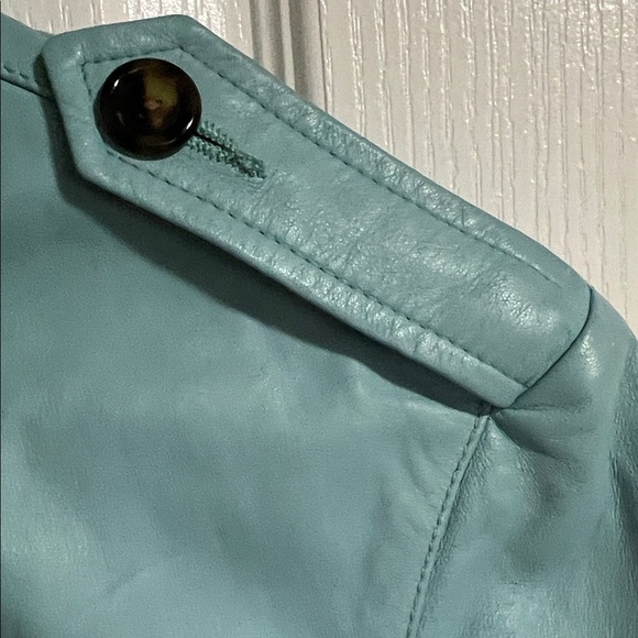 Carlisle Leather Blue Jacket - Picture 6 of 12